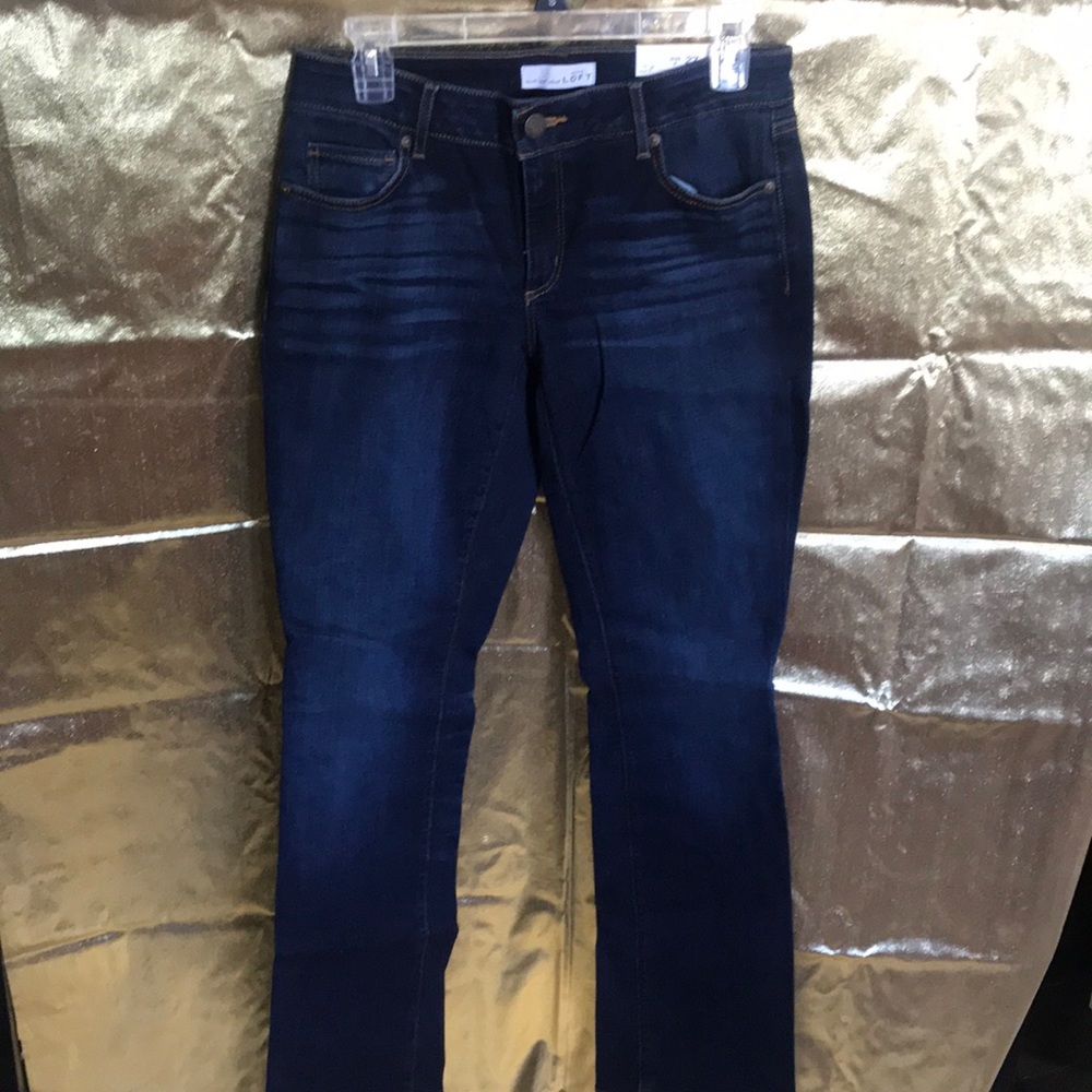 NWT loft curvy boot jeans